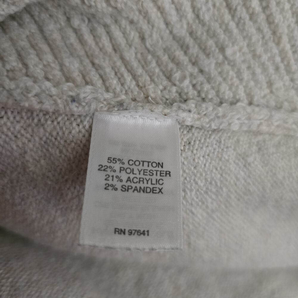 J Jill Sweater Womens Medium Beige Textured Knit Tunic Minimalist Cozy Neutral - Picture 5 of 7